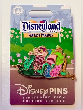 Disney Parks Cheshire Cat Fantasy Parades LE2500 Pin Trading Disneyland New